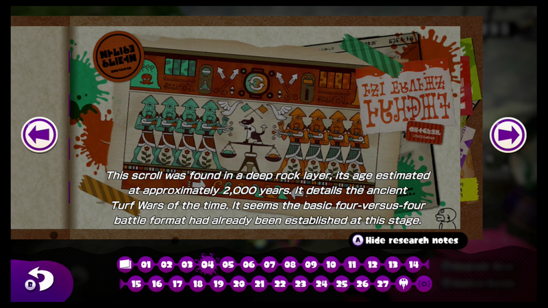Illustration for article titled The Silly and Twisted Secrets of Splatoon's Sunken Scrolls